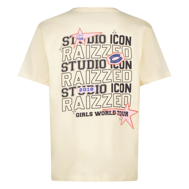 Meisjes T-shirt R125KGN30005 Safia Raizzed ECRU