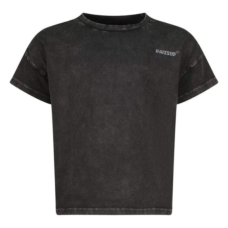 Meisjes T-shirt R125KGN30016 Kiara Raizzed ZWART