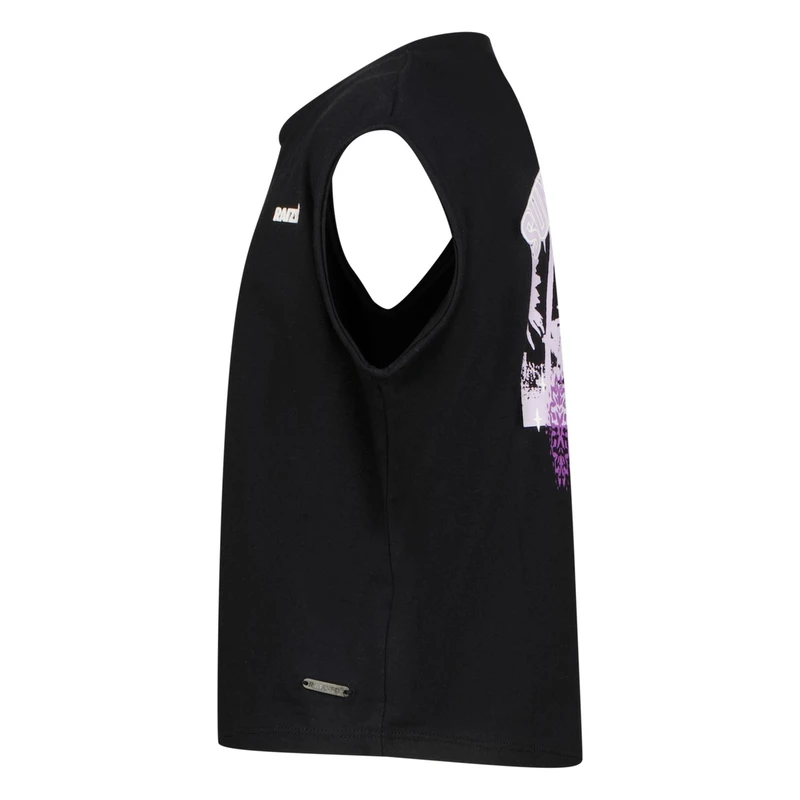 Meisjes T-shirt R125KGN30018Julot Raizzed DEEP BLACK