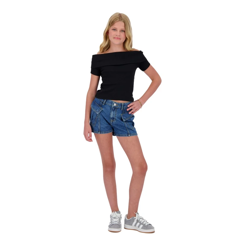 Meisjes T-shirt R125KGN36001 Feya Raizzed DEEP BLACK
