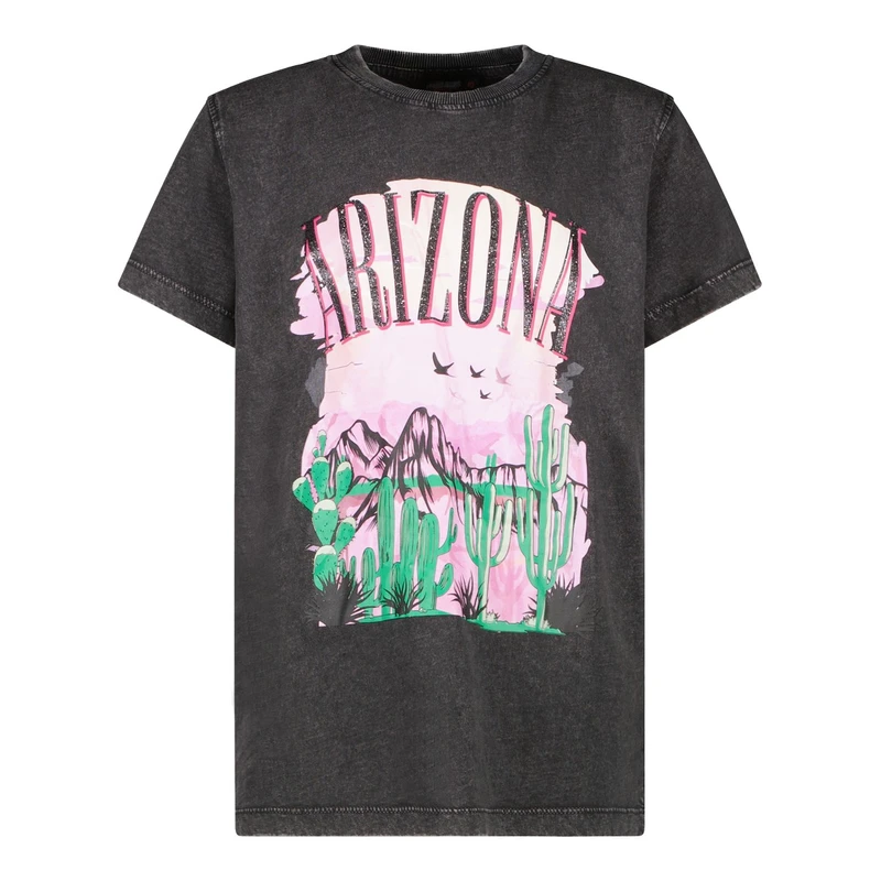 Meisjes T-shirt Sha 2327517 Cars ANTRACIET