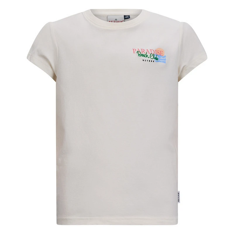 Meisjes T-shirt Vivian Retour Wit