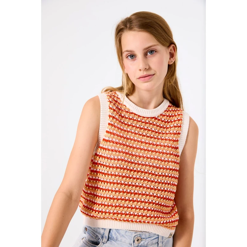 Meisjes Top C52641 Garcia OFF-WHITE