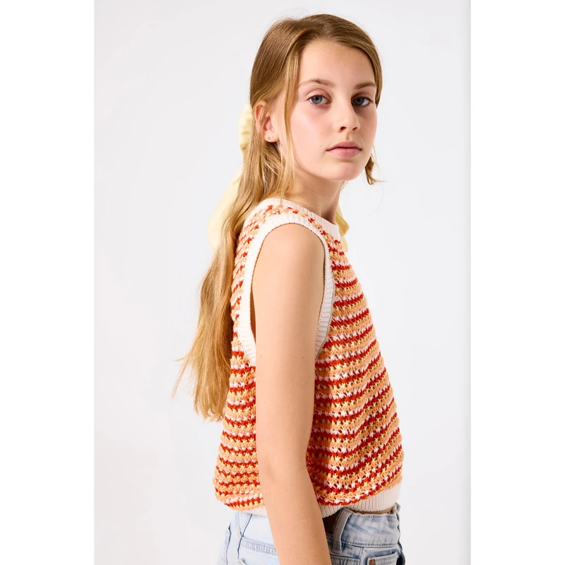 Meisjes Top C52641 Garcia OFF-WHITE