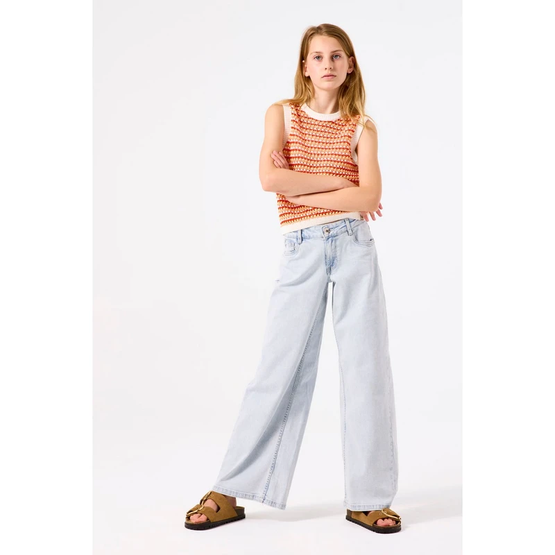 Meisjes Top C52641 Garcia OFF-WHITE