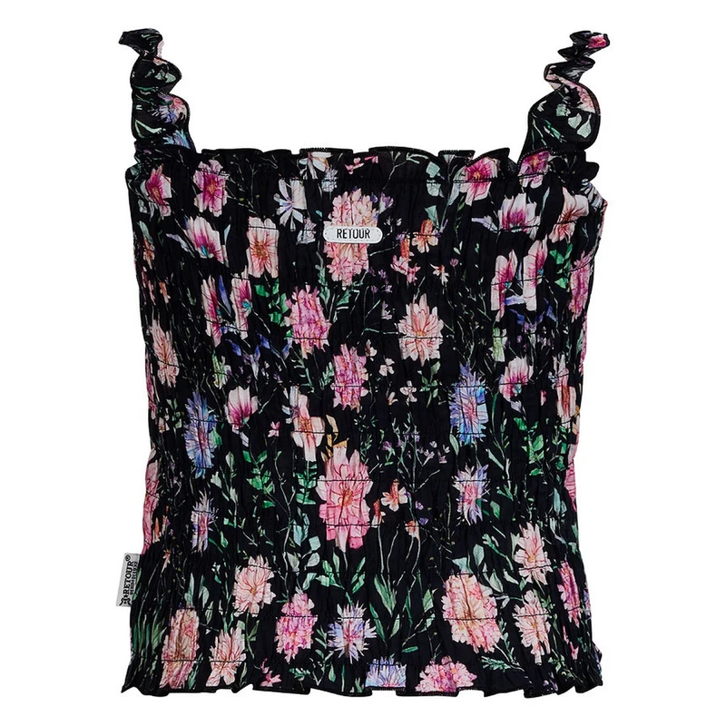 Meisjes Top Imke Retour ZWART
