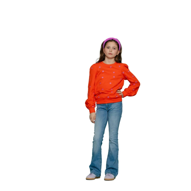 Meisjes Trui 52081K-21 Geisha KORAAL