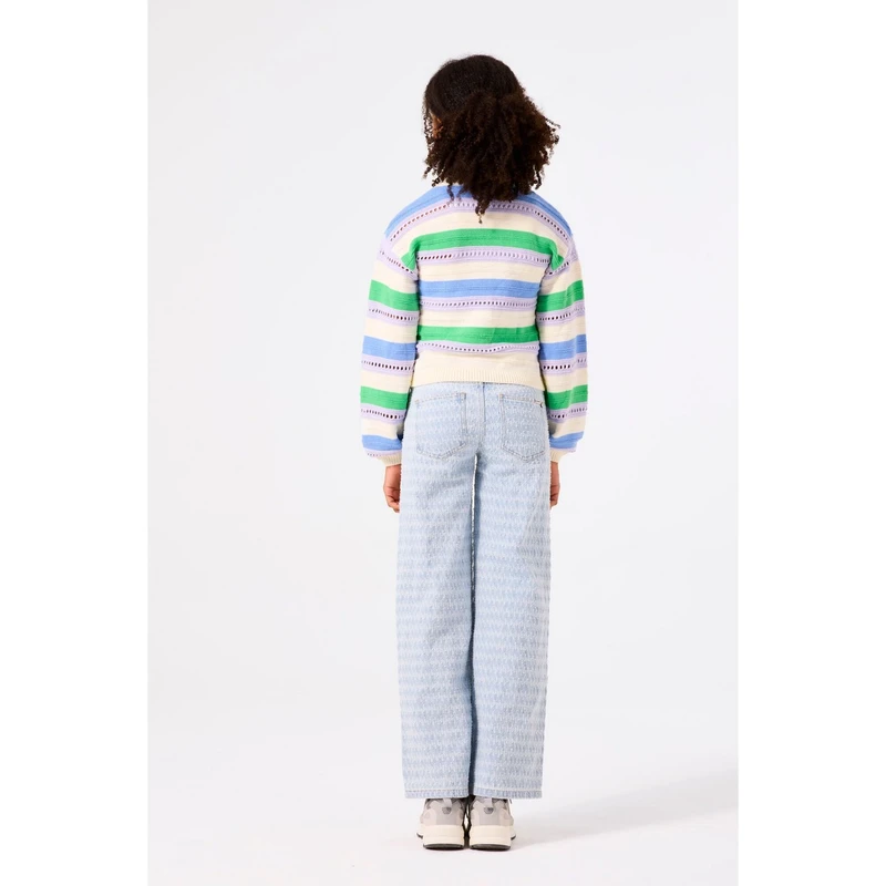 Meisjes Trui A52642 Garcia OFF-WHITE