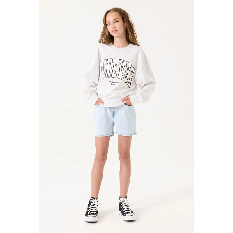 Meisjes Trui B52460 Garcia LICHT GRIJS