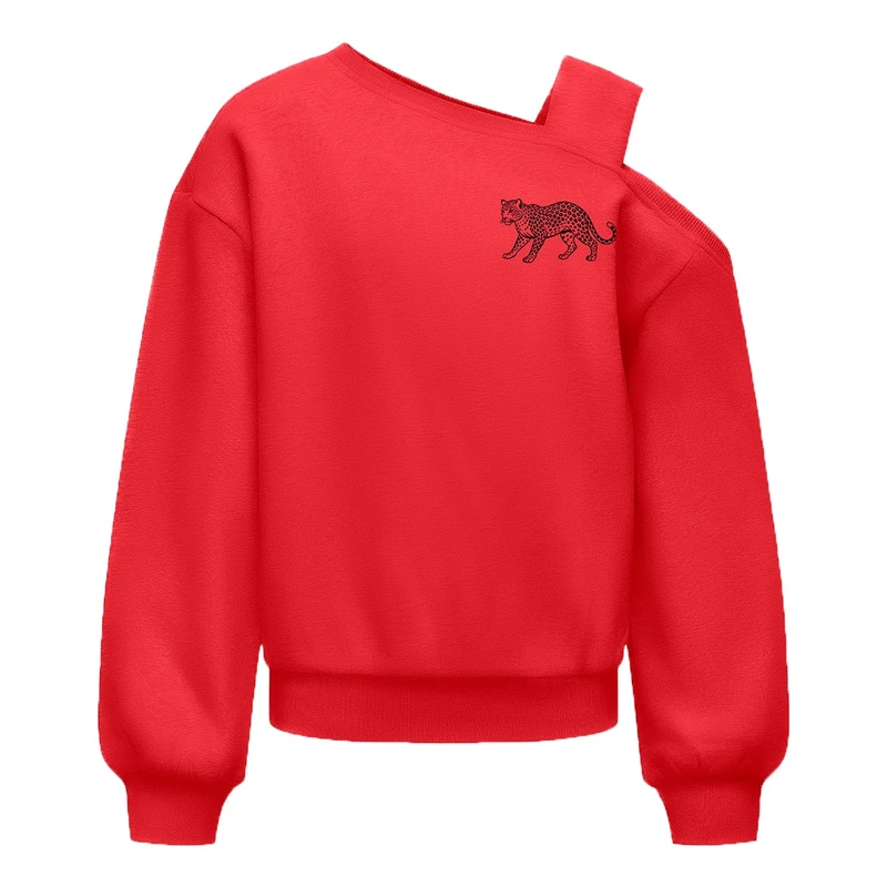 Meisjes Trui KOGSEEMA Only ROOD