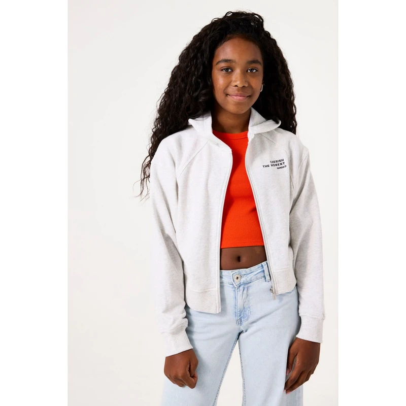 Meisjes Vest B52452 Garcia LICHT GRIJS