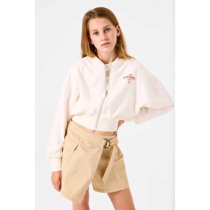 Meisjes Vest C52651 Garcia OFF-WHITE