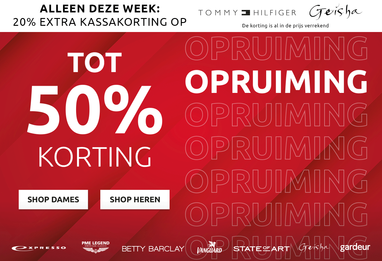 Weekactie's - opruiming VJ25 
