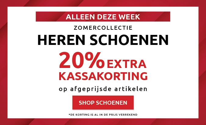 Weekactie schoenen