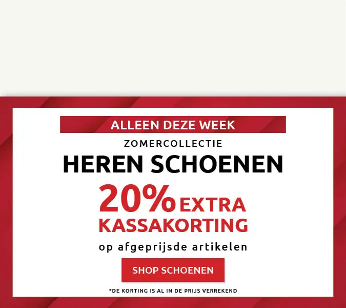 Weekactie schoenen